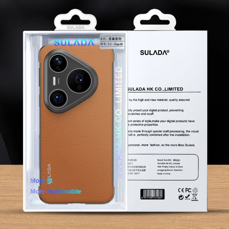 Cover Til Huawei Pura 80 Ultra Ægte Sulada Læder