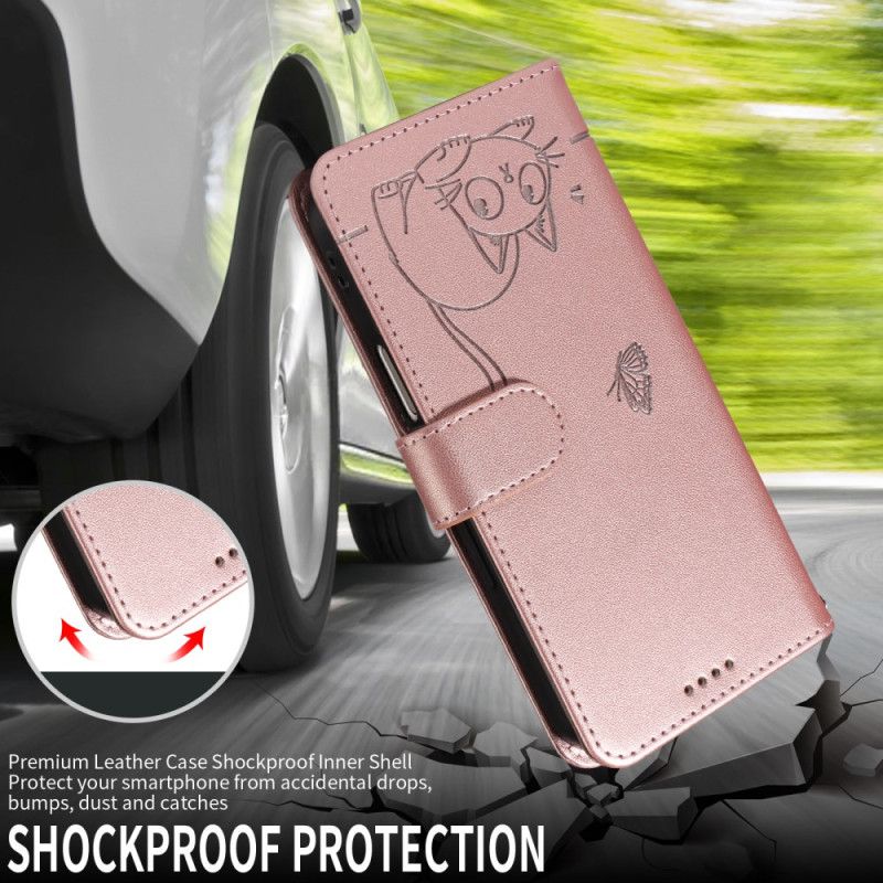 Flip Cover Huawei Pura 80 Ultra Kat Og Grafik
