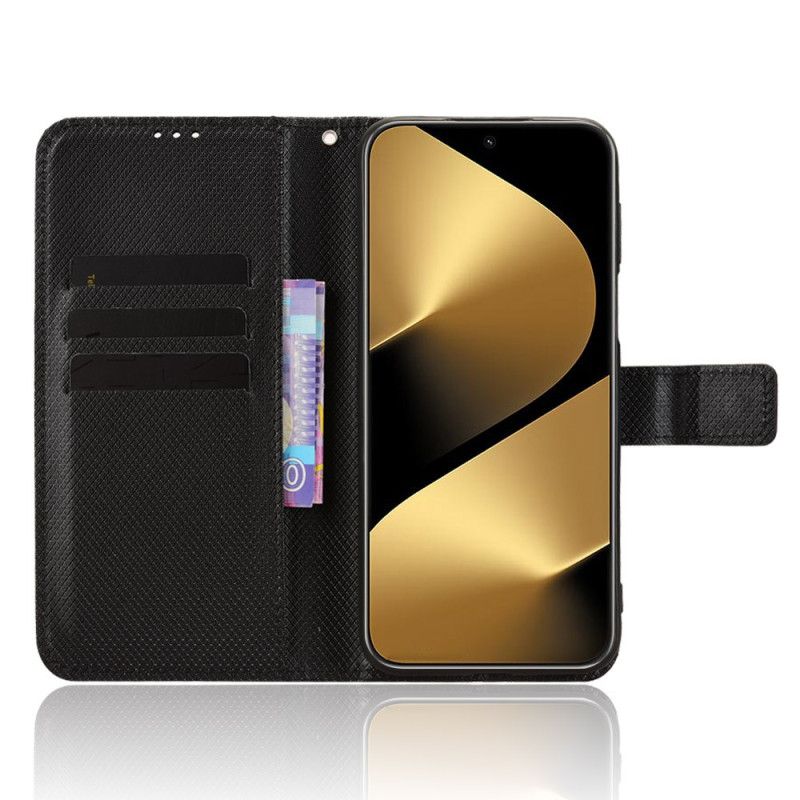 Flip Cover Til Huawei Pura 80 Ultra Diamanttekstur