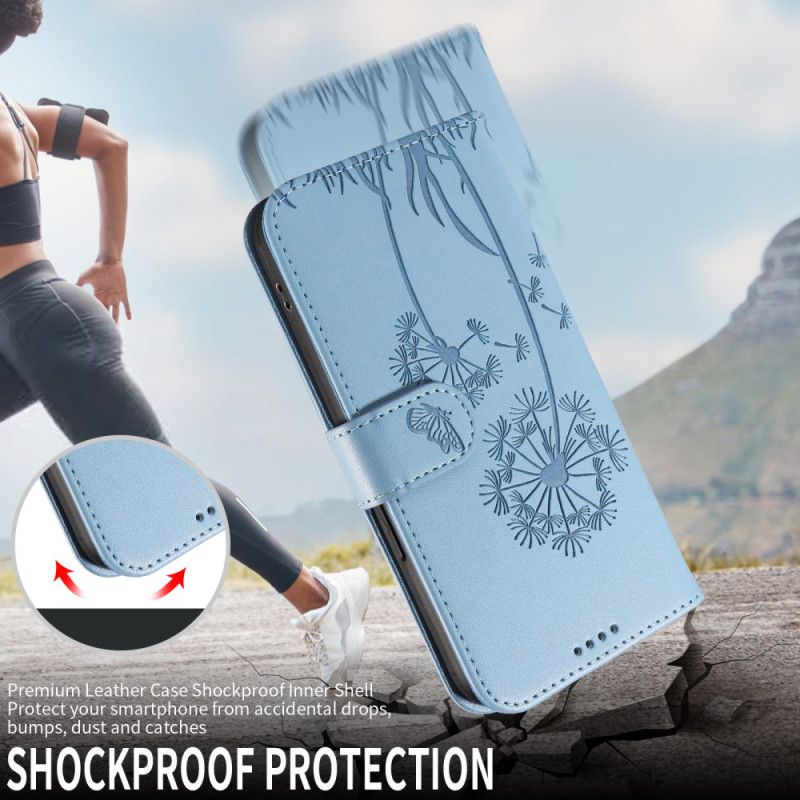 Læder Cover Huawei Pura 80 Ultra Mælkebøtte-rem
