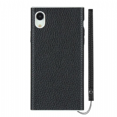 Cover iPhone 11 Hemming Lædereffekt Med Rem