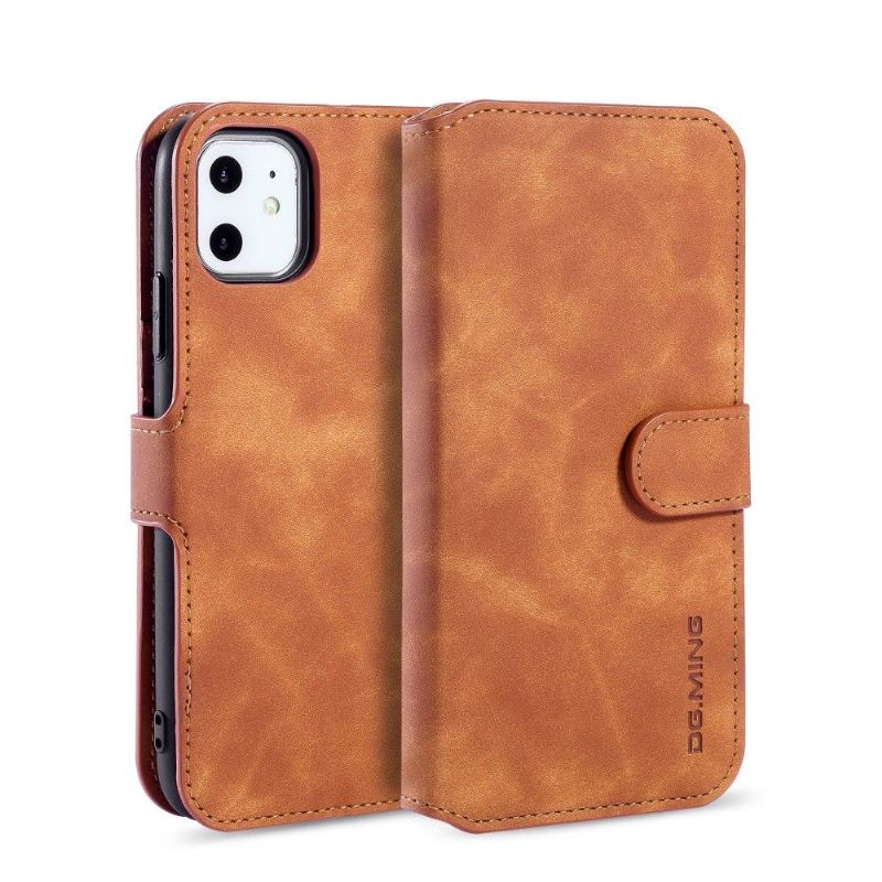 Læder Cover iPhone 11 Original Dg Ming Retro Style
