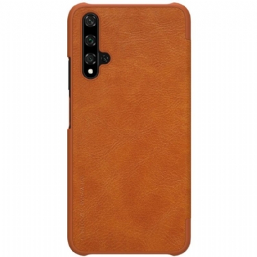 Flip Cover Honor 20 Nillkin Qin Lædercover - Havana