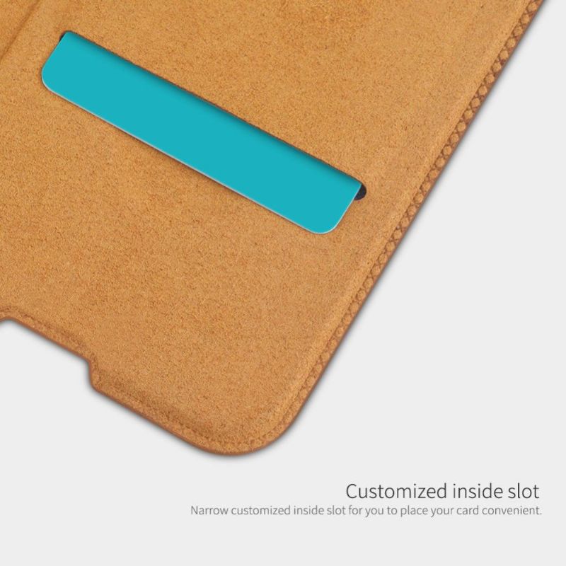 Flip Cover Honor 20 Nillkin Qin Lædercover - Havana