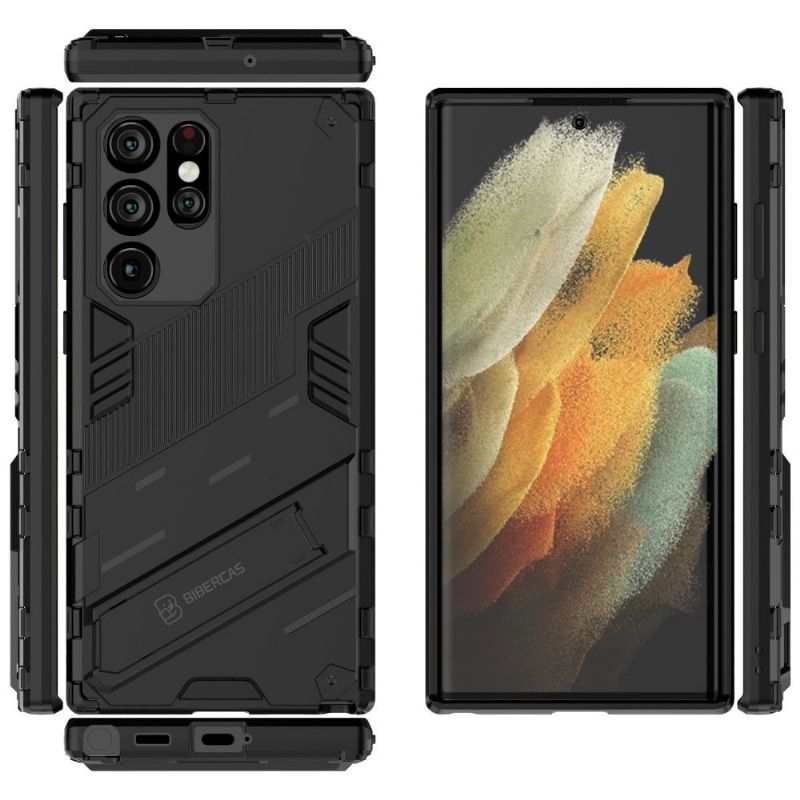 Cover Samsung Galaxy S22 Ultra 5G Hybrid Med Stativ
