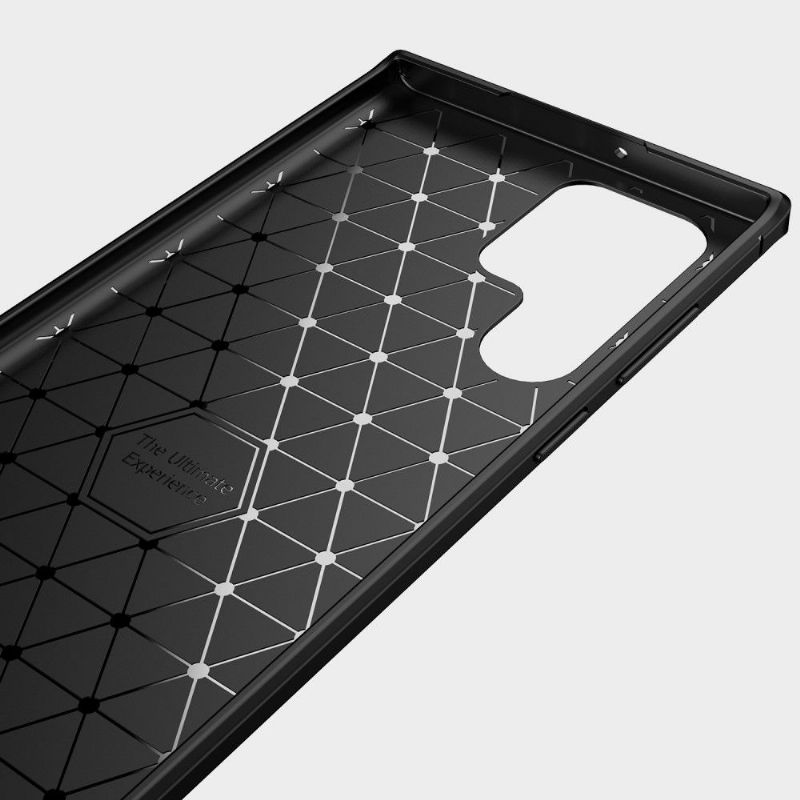Cover Samsung Galaxy S22 Ultra 5G Silikone Børstet Effekt