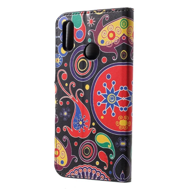 Etui Honor 10 Lite Hemming Paisley Mønster Kortholder