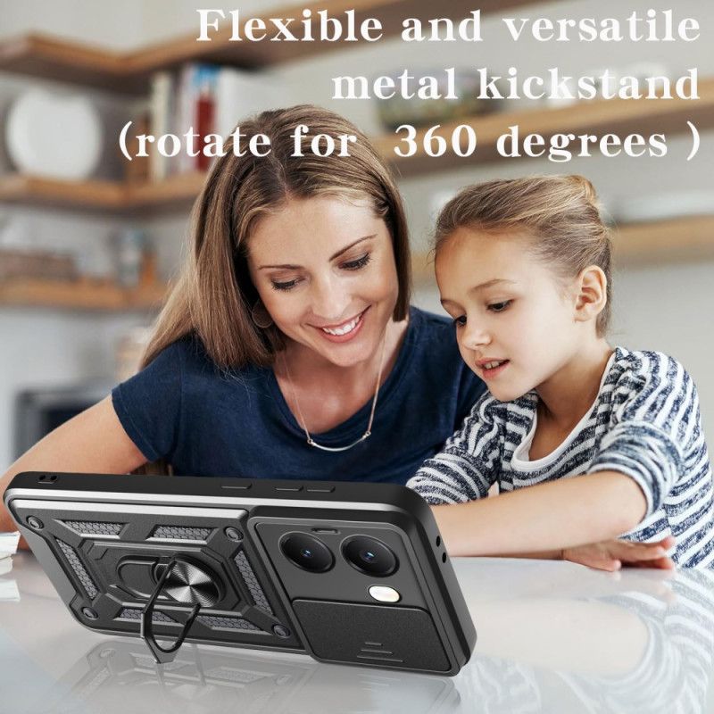 Cover Poco X7 Pro 5g 5-rings Glidende Kamerabeslag Og Beskytter