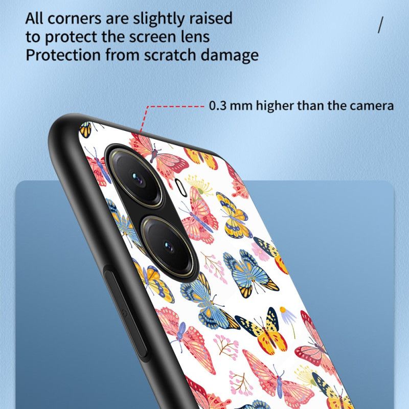 Cover Poco X7 Pro 5g Kun Sommerfugle