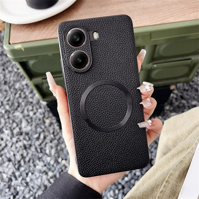 Cover Poco X7 Pro 5g Telefon Etui Magsafe-kompatibel Med Tekstureret Lædereffekt