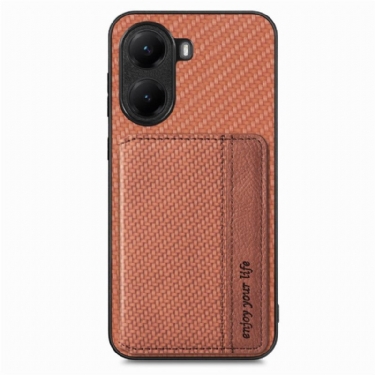 Cover Poco X7 Pro 5g Telefon Etui Rfid-kortholder I Kulfiber