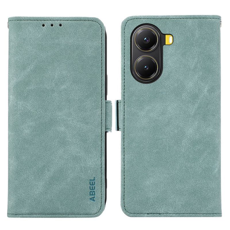 Flip Cover Poco X7 Pro 5g Abeel Vintage Ruskindseffekt