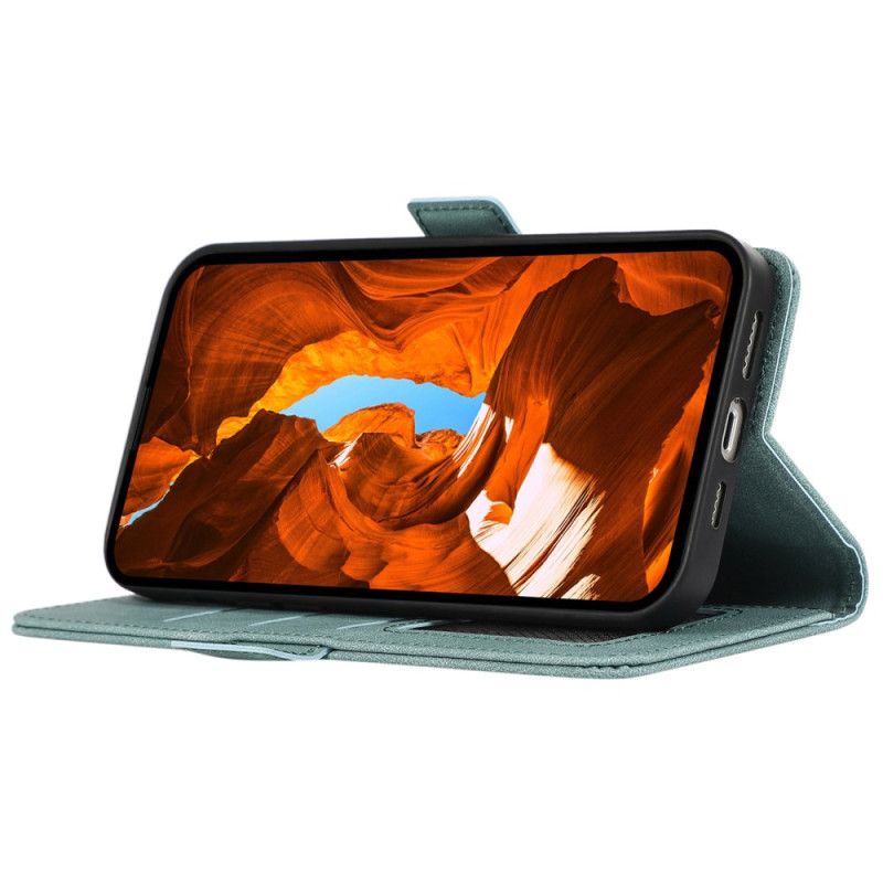 Flip Cover Poco X7 Pro 5g Abeel Vintage Ruskindseffekt