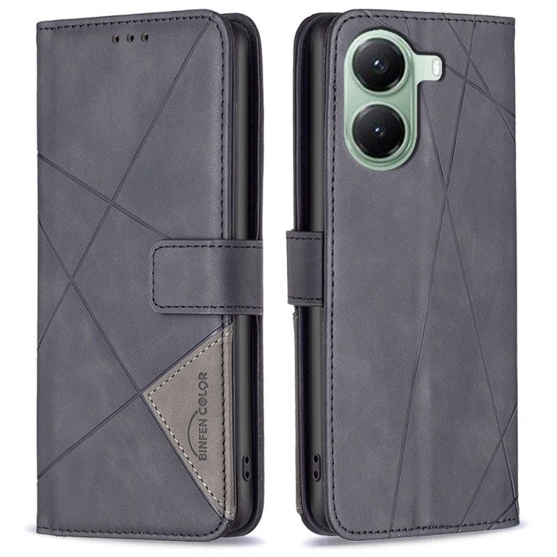 Flip Cover Poco X7 Pro 5g Geometrisk Binfen-farve