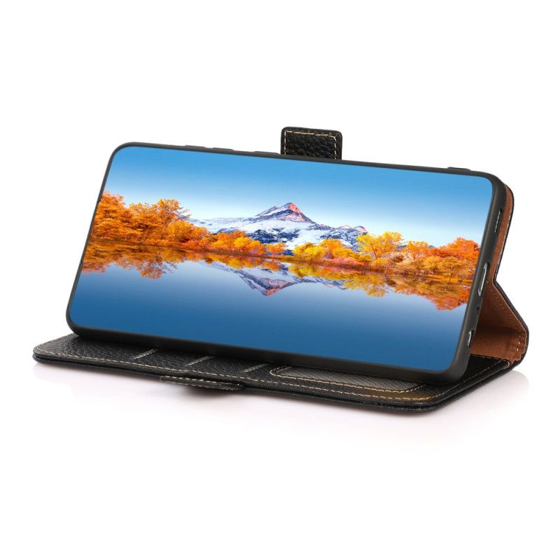 Flip Cover Poco X7 Pro 5g Khazneh Litchilæder