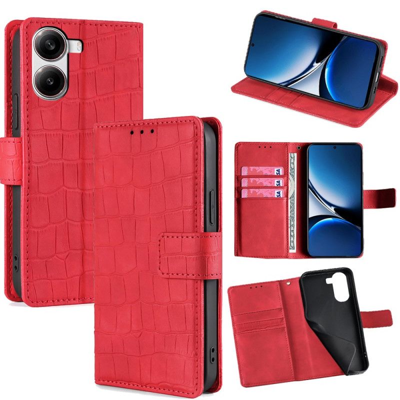 Flip Cover Poco X7 Pro 5g Krokodillestil