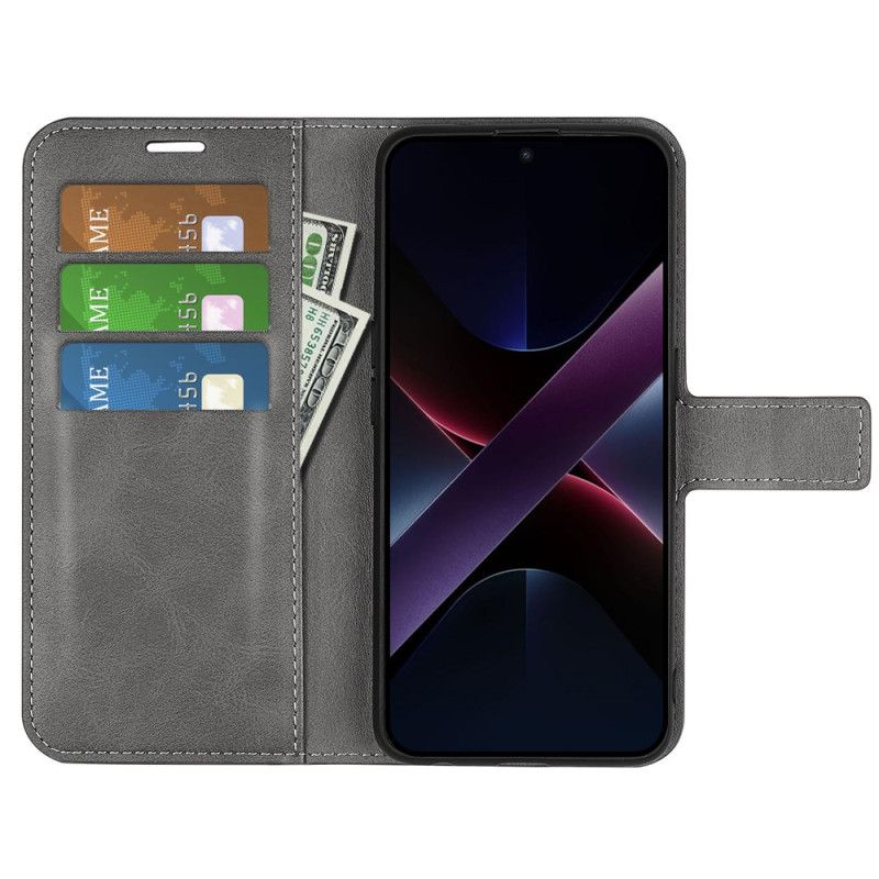 Flip Cover Poco X7 Pro 5g Læderstil