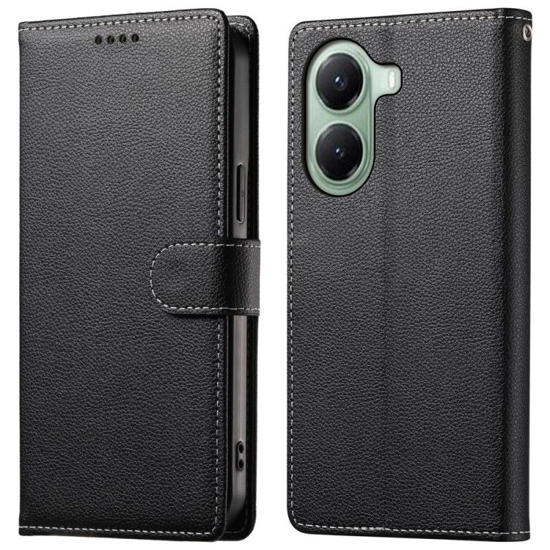 Flip Cover Poco X7 Pro 5g Litchi Læderstil