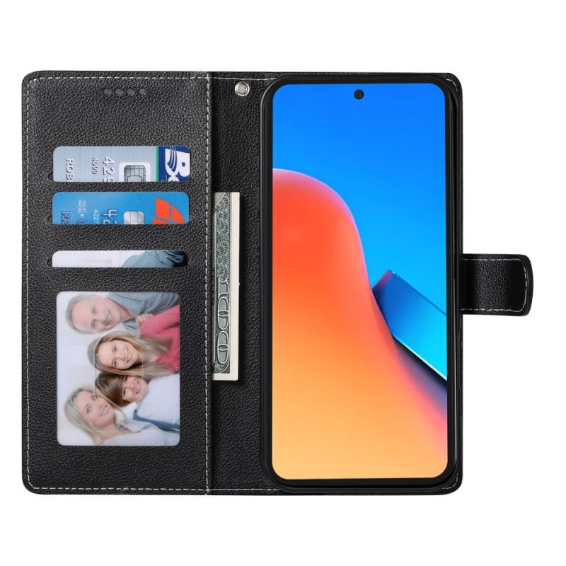 Flip Cover Poco X7 Pro 5g Litchi Læderstil