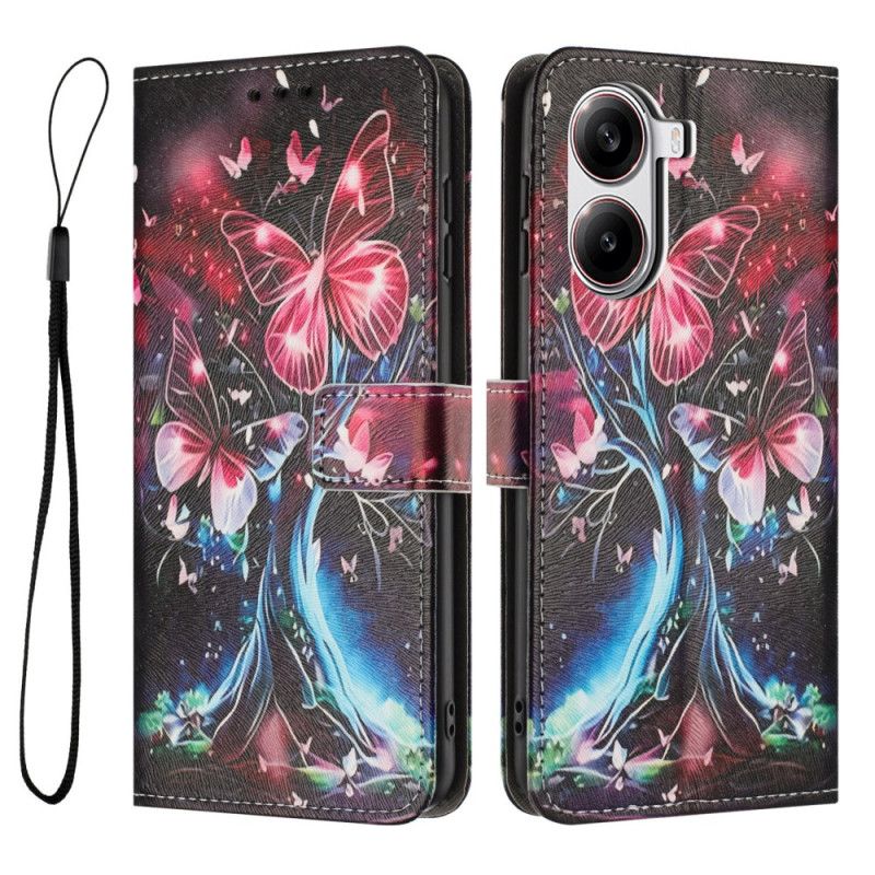 Flip Cover Poco X7 Pro 5g Madness-sommerfugle