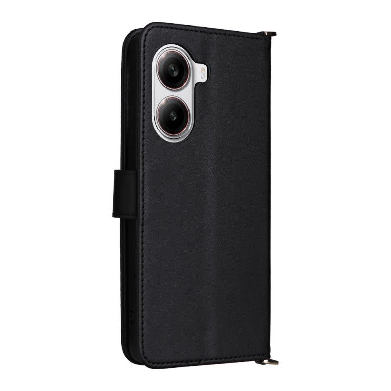 Flip Cover Poco X7 Pro 5g Multifunktionel Quiltet