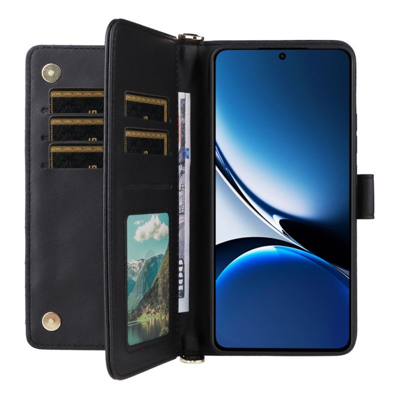 Flip Cover Poco X7 Pro 5g Multifunktionel Quiltet