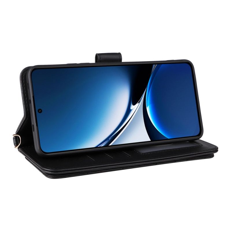 Flip Cover Poco X7 Pro 5g Multifunktionel Quiltet