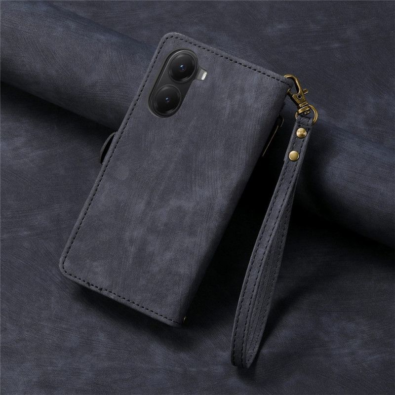 Flip Cover Poco X7 Pro 5g Pung Med Geometriske Linjer