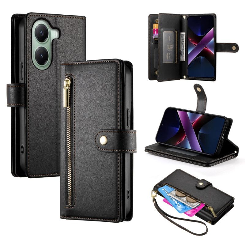 Flip Cover Poco X7 Pro 5g Pung Med Rem Og Skulderrem