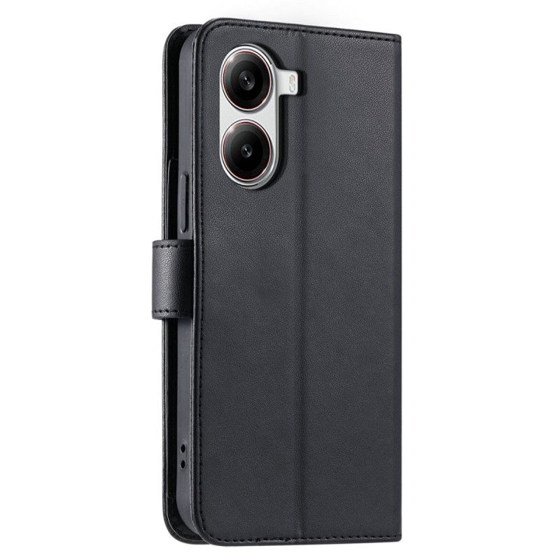 Flip Cover Poco X7 Pro 5g Quiltet Design Med Snor Og Skulderrem