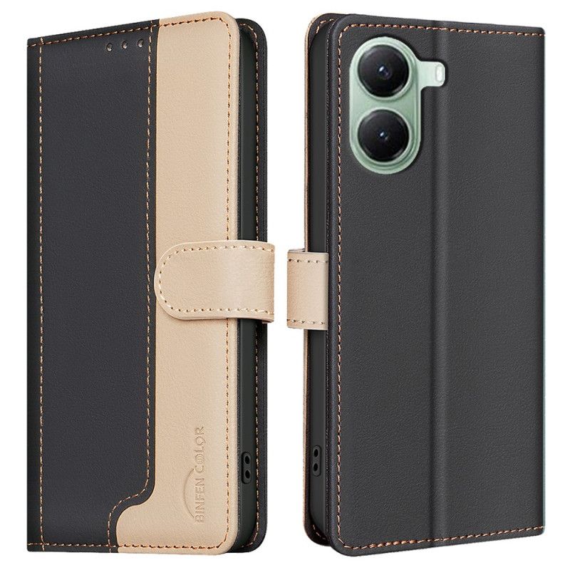 Flip Cover Poco X7 Pro 5g Tofarvet Binfen-farve