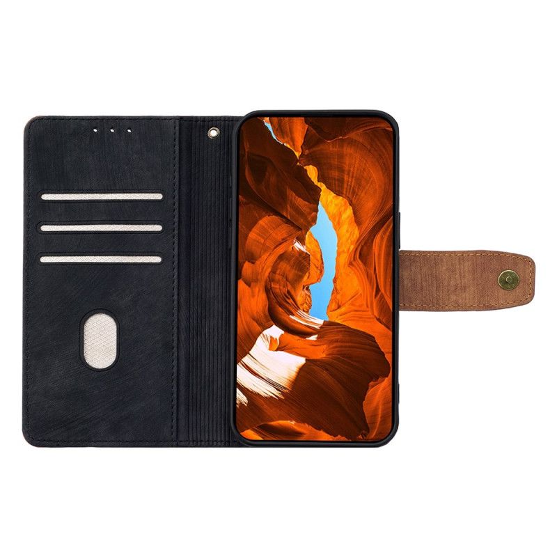 Flip Cover Poco X7 Pro 5g Tofarvet Retrostil