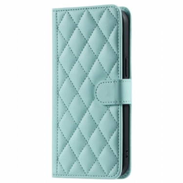 Flip Cover Til Poco X7 Pro 5g Quiltet Med Rem