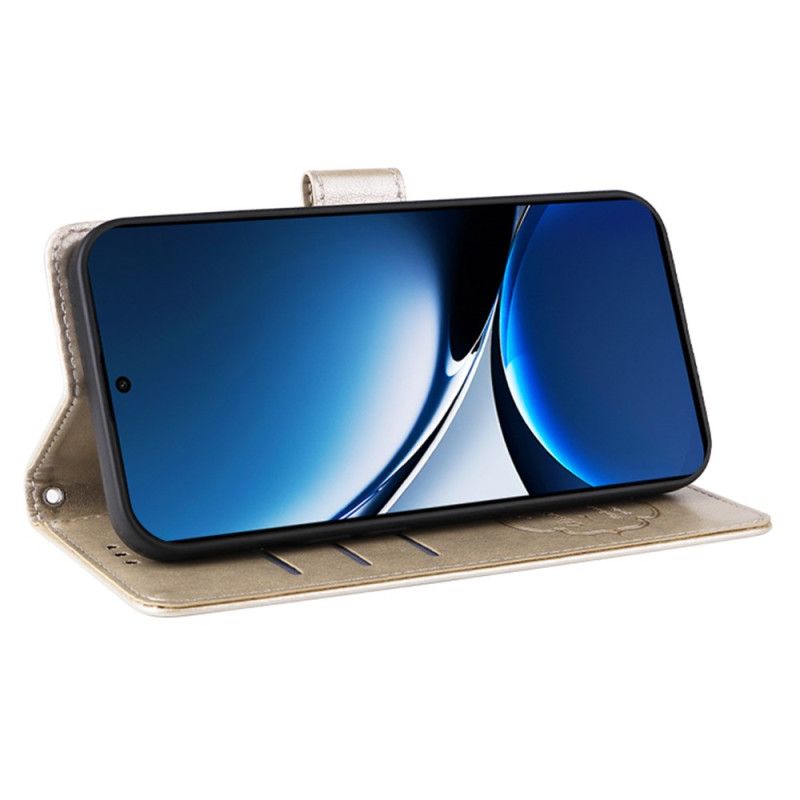 Læder Cover Poco X7 Pro 5g Blomstersnor