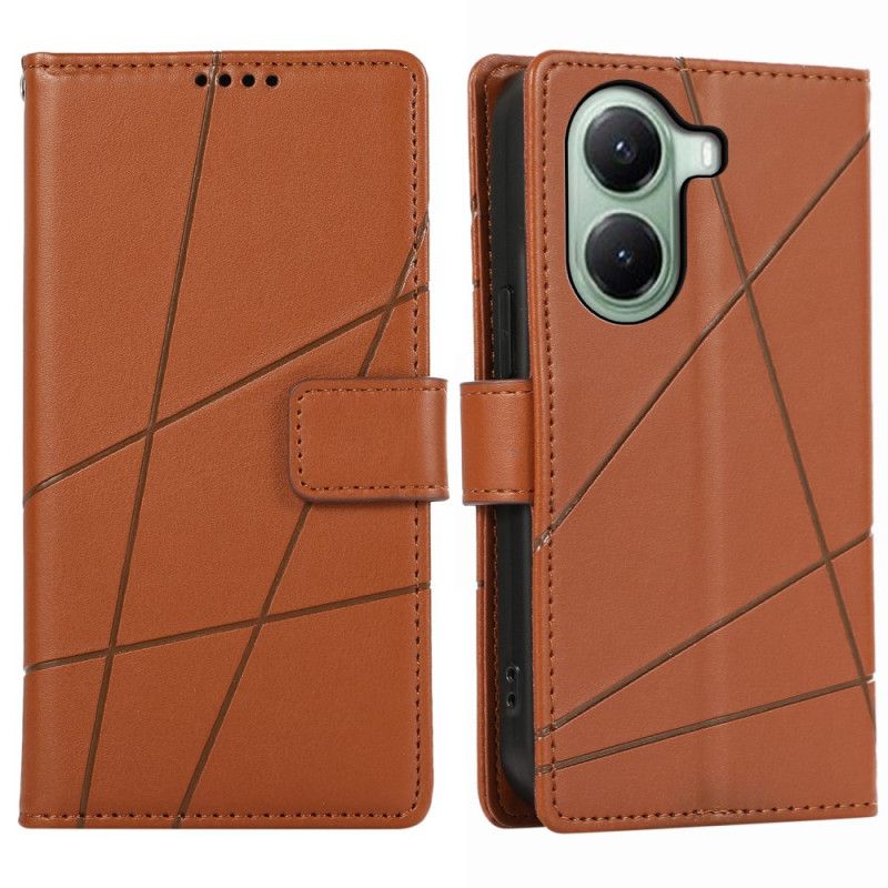 Læder Cover Poco X7 Pro 5g Striber