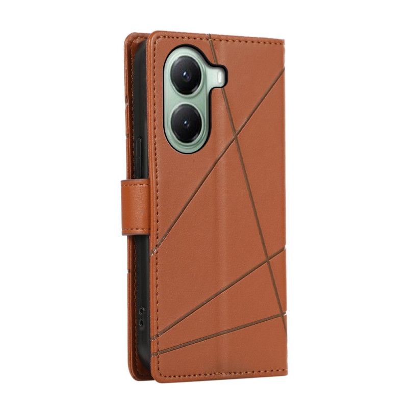 Læder Cover Poco X7 Pro 5g Striber