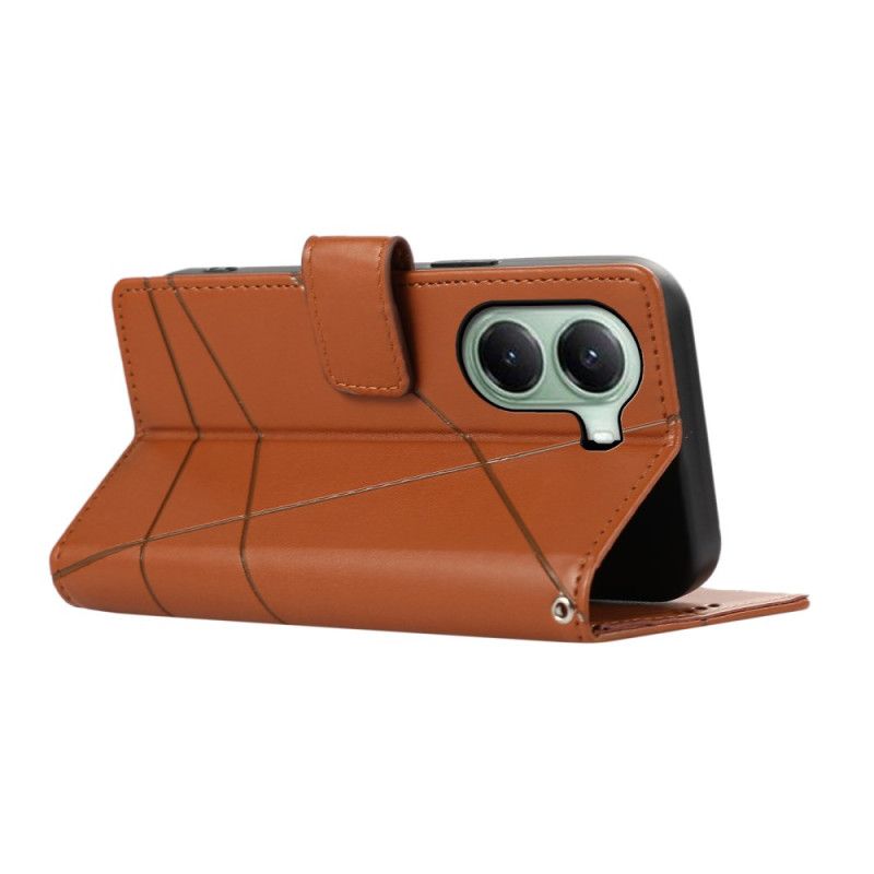 Læder Cover Poco X7 Pro 5g Striber