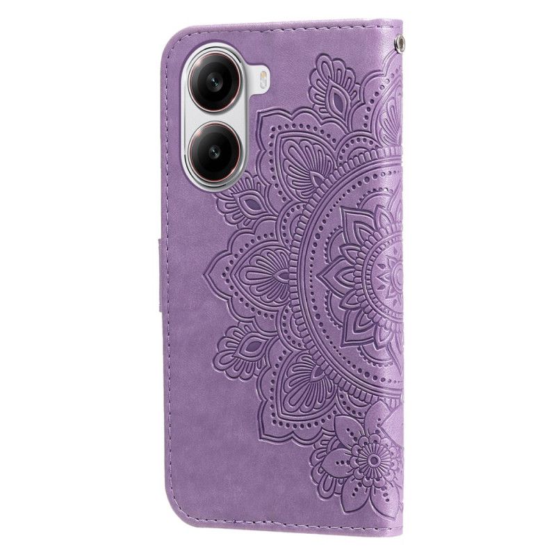 Læder Cover Poco X7 Pro 5g Telefon Etui Mandala-print