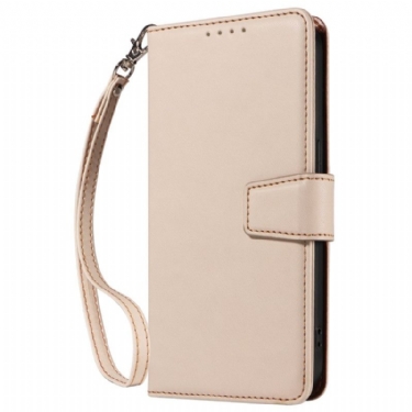 Læder Cover Poco X7 Pro 5g Telefon Etui Rfid-beskyttelse Med Snor