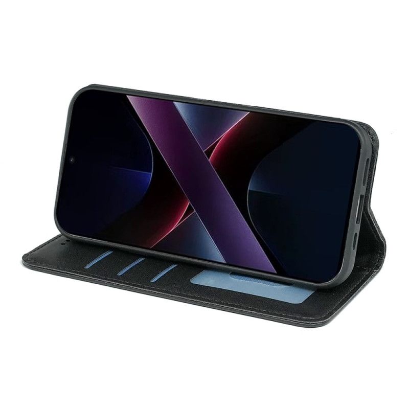 Læder Cover Poco X7 Pro 5g Telefon Etui Ternet Mønster