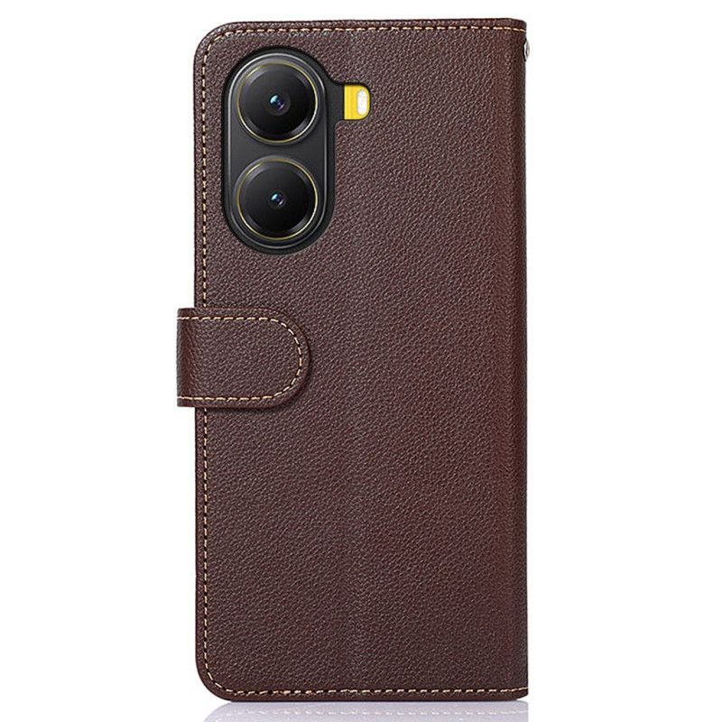 Læder Cover Poco X7 Pro 5g Tofarvet Khazneh