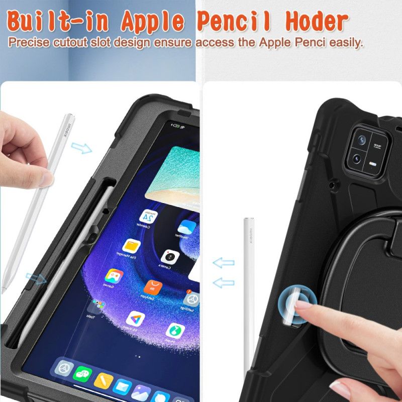 Cover Til Xiaomi Pad 6 Roterende Stativ Og Skulderrem