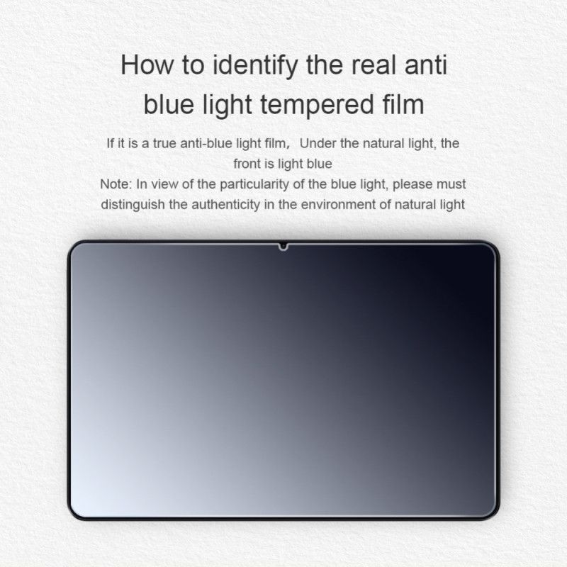 Nillkin Anti-blue Light Hærdet Glasskærmbeskytter Til Xiaomi Pad 6 / 6 Pro