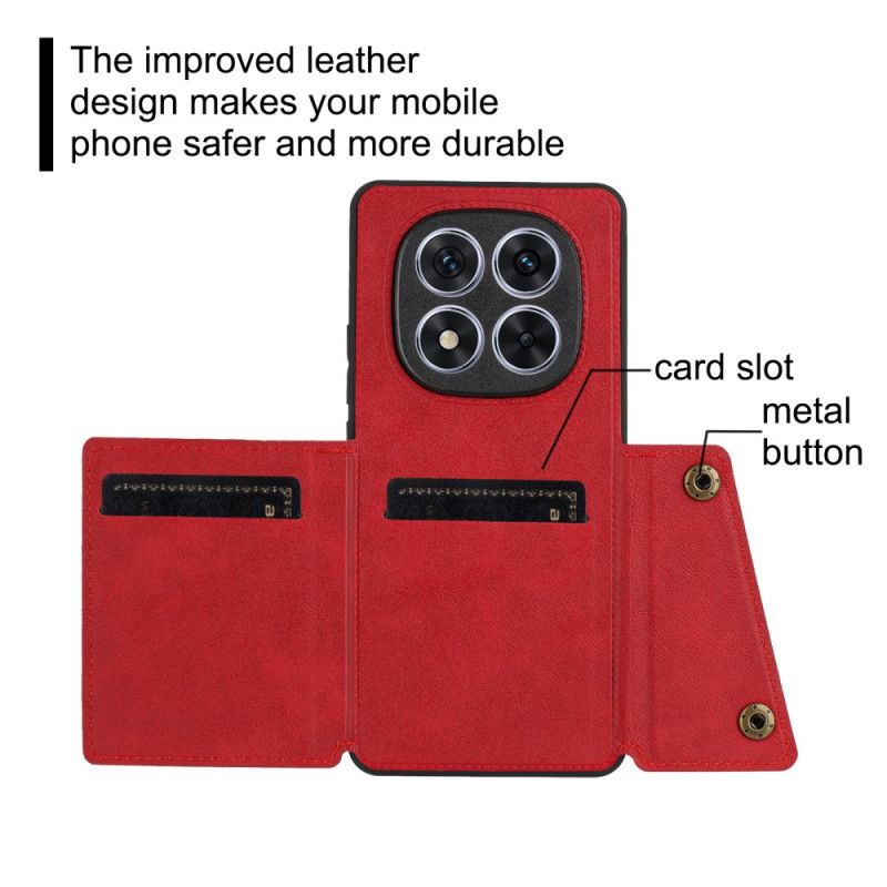 Cover Xiaomi Redmi Note 15 5g Kortholder Og Integreret Stativ