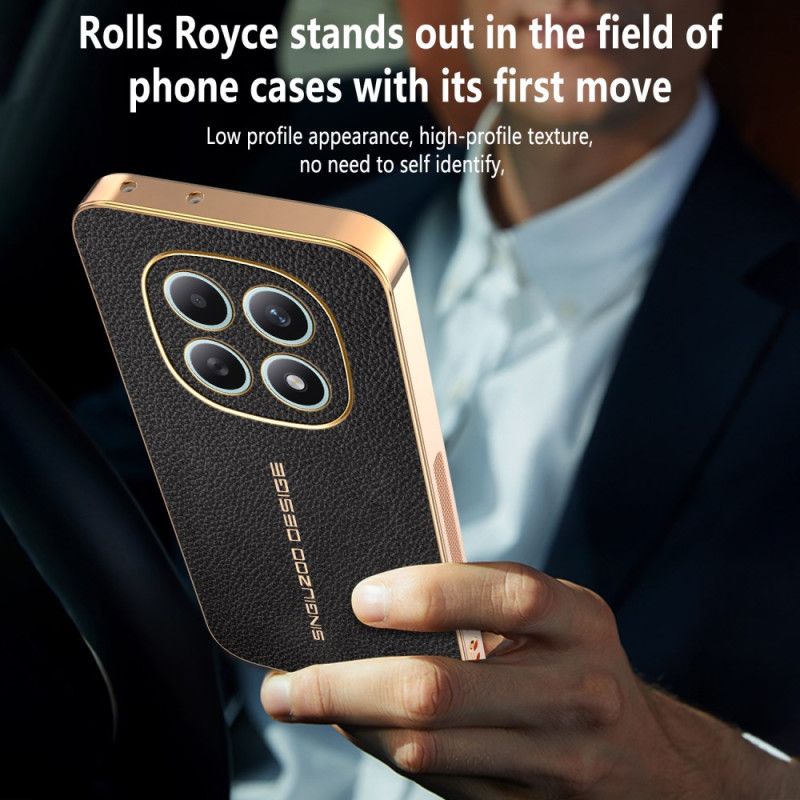 Cover Xiaomi Redmi Note 15 5g Ridsefast Litchi-tekstur