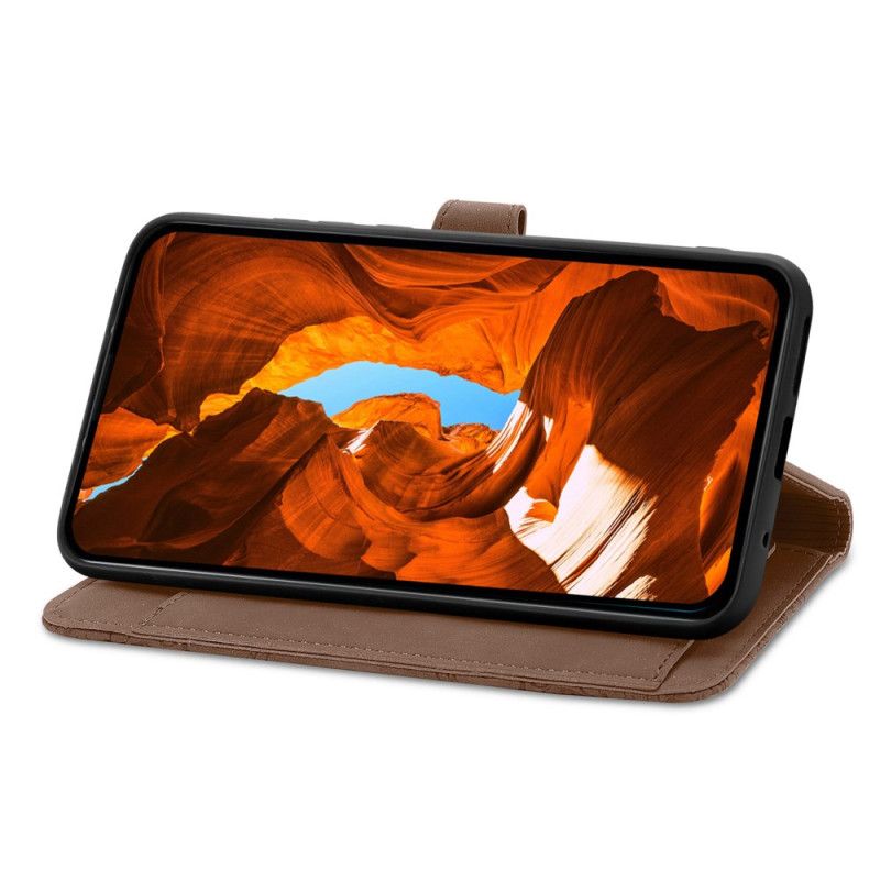 Flip Cover Til Xiaomi Redmi Note 15 5g Blomsterblonderrem