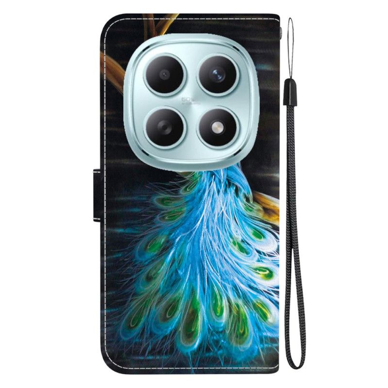 Flip Cover Til Xiaomi Redmi Note 15 5g Påfugl