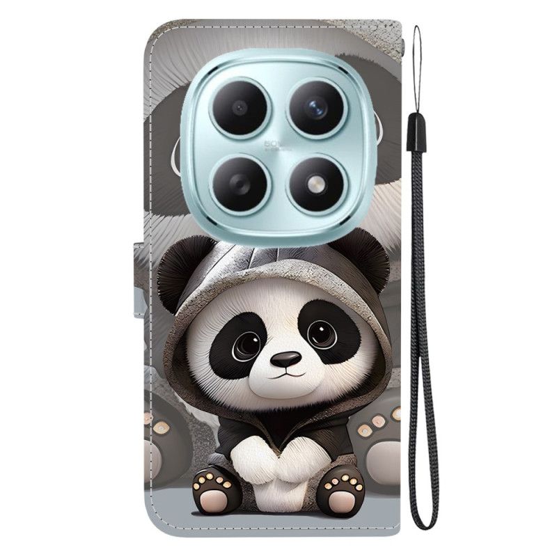 Flip Cover Til Xiaomi Redmi Note 15 5g Panda Mønster