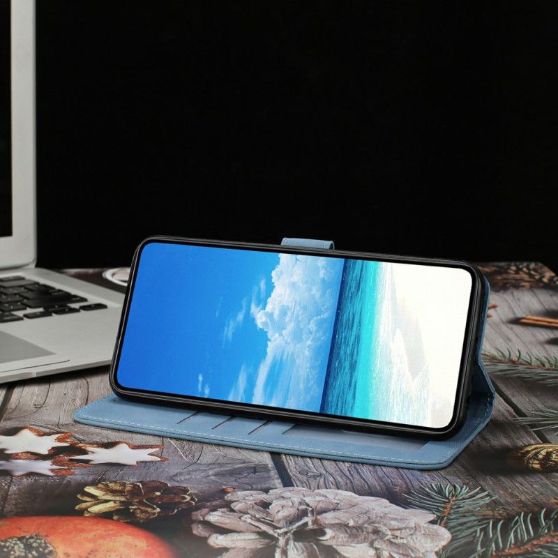 Flip Cover Til Xiaomi Redmi Note 15 5g Sommerfugl Og Blomster Med Ruskindseffekt