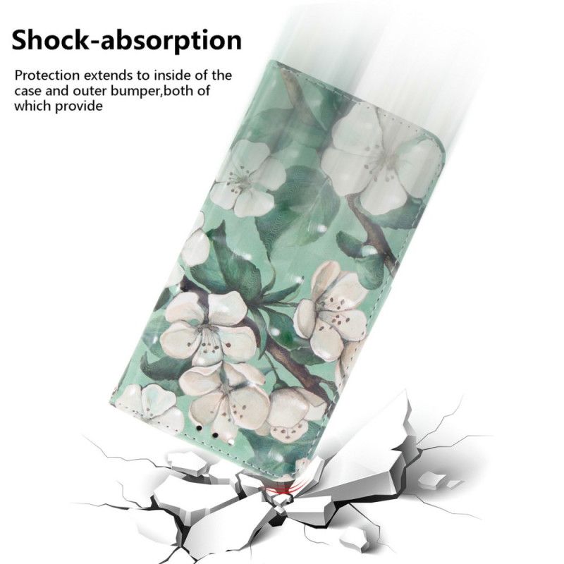 Flip Cover Xiaomi Redmi Note 15 5g Akvarelblomster